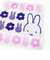ミッフィー miffy フラワー ミニタオル ピンク ハンカチ 西川