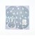 ミッフィー miffy ドロップ ミニタオル ラベンダー ハンカチ 西川