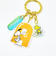 スヌーピー 『A』 イニシャル3連アクリルキーホルダー (オレンジ) SNOOPY