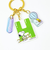 スヌーピー 『H』 イニシャル3連アクリルキーホルダー (グリーン) SNOOPY