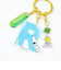 スヌーピー 『R』 イニシャル3連アクリルキーホルダー (ブルー) SNOOPY
