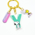 スヌーピー 『Y』 イニシャル3連アクリルキーホルダー (グリーン) SNOOPY