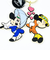ディズニー ミッキー＆ミニー ライブリーラバーチャームキーホルダー ACCOMMODE アコモデ Disney