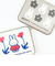 ミッフィー miffy フラワー 缶入りステッカー 文具 日本製