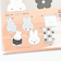 ミッフィー miffy モノクロ ダイカットカードレター レターセット 文具 日本製
