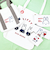 ミッフィー miffy 帆布トートバッグ ホワイト