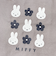 ミッフィー miffy 帆布トートバッグ グレー