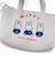 ミッフィー miffy 帆布プチトートバッグ グレー ポーチ