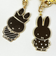 ミッフィー miffy 70th  ドット GOLDキーホルダー