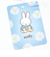 ミッフィー miffy パスケース ブルー フラワーシリーズ