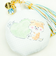 ほわころくらぶ ふわふわクッションとタッセルのバッグチャーム ハート しばころちゃん イエロー
