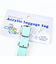 スヌーピー アクリルラゲッジタグ YOGA TIME ネームタグ トラベル 旅行 パープル SNOOPY