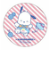 サンリオ はぴだんぶい 5th はらまきトレーディング缶バッジ 全6種コンプリートセット 日本製 Sanrio