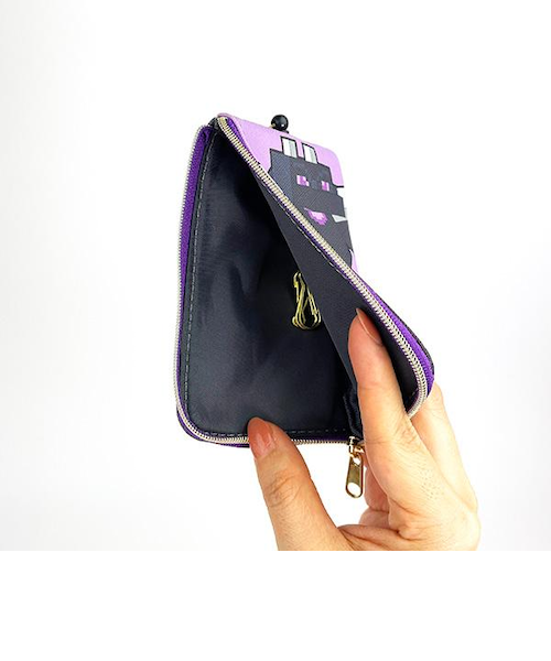 マインクラフト キーケース付きパスケース エンダードラゴン