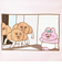 おぱんちゅうさぎ クロワッサン 巾着袋 おぱんちゅ ピンク