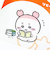 ちいかわ 古本屋 リピペタ ステッカー 文具