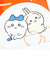 ちいかわ ハチワレ＆うさぎ リピペタ ステッカー 文具