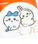 ちいかわ ハチワレ＆うさぎ リピペタ ステッカー 文具