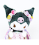 サンリオ クロミ 将軍シリーズ ぬいぐるみボールチェーン キーホルダー Sanrio