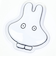 ミッフィー miffy おばけ ぷっくりったいステッカー
