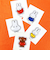 ミッフィー miffy ぷっくりったいステッカー  オレンジ