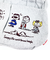 スヌーピー バケツ型2WAYミニトートバッグ ライトグレー ショルダーバッグ ROOTOTE ルートート コラボ SNOOPY