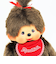 モンチッチ プレミアムスタンダード 女の子 ぬいぐるみ(M) ブラウン