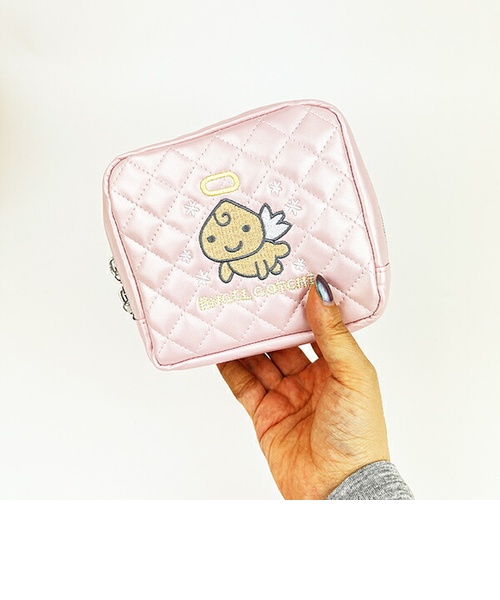 早い者勝ち！　たまごっちフェイラーポーチ ピンク 約11×9.5×2cm 早い者勝ち！ たまごっちフェイラーポーチ ピンク 約11×9.5×2cm