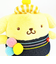 サンリオ ポムポムプリン ギンガムデニム ぬいぐるみ(S) Sanrio