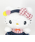 サンリオ ハローキティ ギンガムデニム マスコット ぬいぐるみ Sanrio