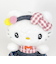 サンリオ ハローキティ ギンガムデニム マスコット ぬいぐるみ Sanrio