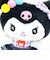 サンリオ クロミ ギンガムデニム マスコット ぬいぐるみ Sanrio