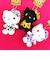 サンリオ ハローキティ ヒョウ柄シリーズ ボールチェーンマスコット モノクロ Sanrio