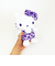 サンリオ ハローキティ ヒョウ柄シリーズ お座りぬいぐるみ パープル Sanrio