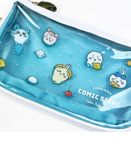 ちいかわ ペンケースクリアフラット フルーツポンチ 文具