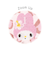 サンリオ マイメロディ ヒョウ柄ヘアバンド  Sanrio