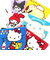 サンリオ ハローキティ サガラポーチ レッド Sanrio