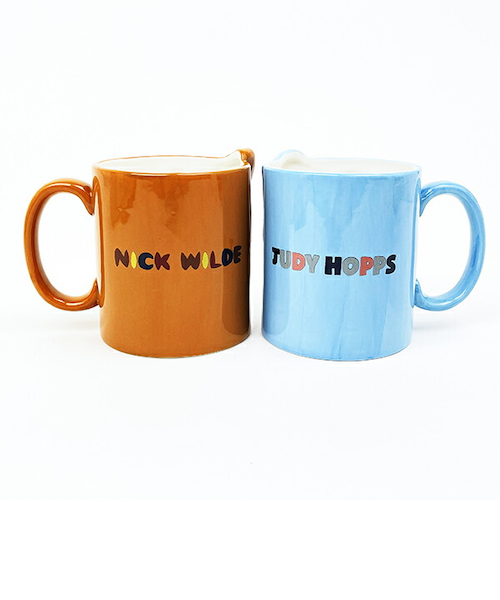 ディズニー ズートピア ニック＆ジュディ ペアマグカップ Disney