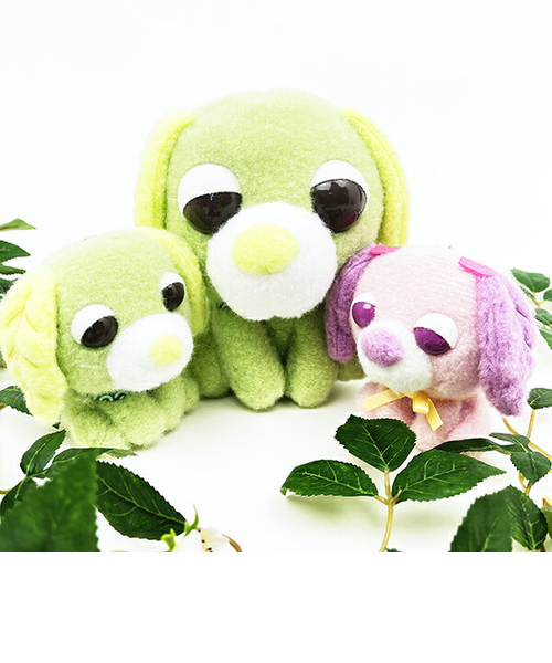 お茶犬 リョク ぬいぐるみ ふわふわシリーズ｜パーフェクト