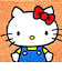 サンリオ ハローキティ キーホルダー付きサガラポーチ Sanrio