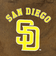 MLB(メジャーリーグ) パドレス キャンパストートバッグ ブラウン