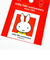 ミッフィー miffy 70th ステッカー レッド 耐水タイプ 日本製
