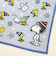 スヌーピー ウィンターウッドストック ミニタオル サックスブルー 西川 日本製 SNOOPY