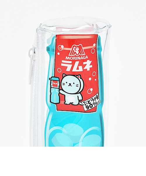 森永ラムネ ラムネボトル クリアポーチ ペンケース 文具｜パーフェクト