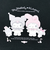 サンリオ マイメロディ50th ＆クロミ20th エンジェルトートバッグ ブラック Sanrio