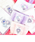 サンリオ キキララ 50th×DOLLY MIX フリル巾着 ライトパープル Sanrio
