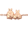 すみっコぐらし えびふらいのしっぽ＆あじふらいのしっぽ ブレスレット ピンクゴールド アクセサリー すみっこ 日本製