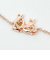 すみっコぐらし えびふらいのしっぽ＆あじふらいのしっぽ ブレスレット ピンクゴールド アクセサリー すみっこ 日本製