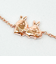 すみっコぐらし えびふらいのしっぽ＆あじふらいのしっぽ ブレスレット ピンクゴールド アクセサリー すみっこ 日本製