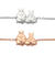 すみっコぐらし えびふらいのしっぽ＆あじふらいのしっぽ ブレスレット ピンクゴールド アクセサリー すみっこ 日本製